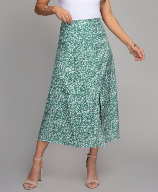 Floral Midi Skirt