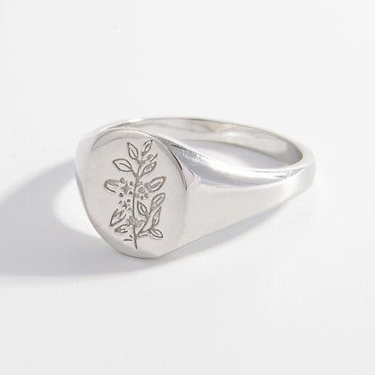 Sterling Silver Signet Ring