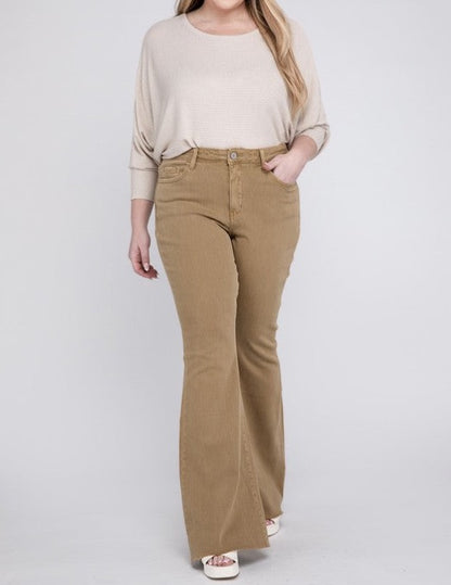 Beautifully Sized High Rise Super Flare Jeans